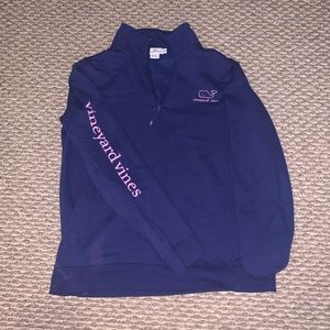RARELY WORN Vineyard Vines quarter zip